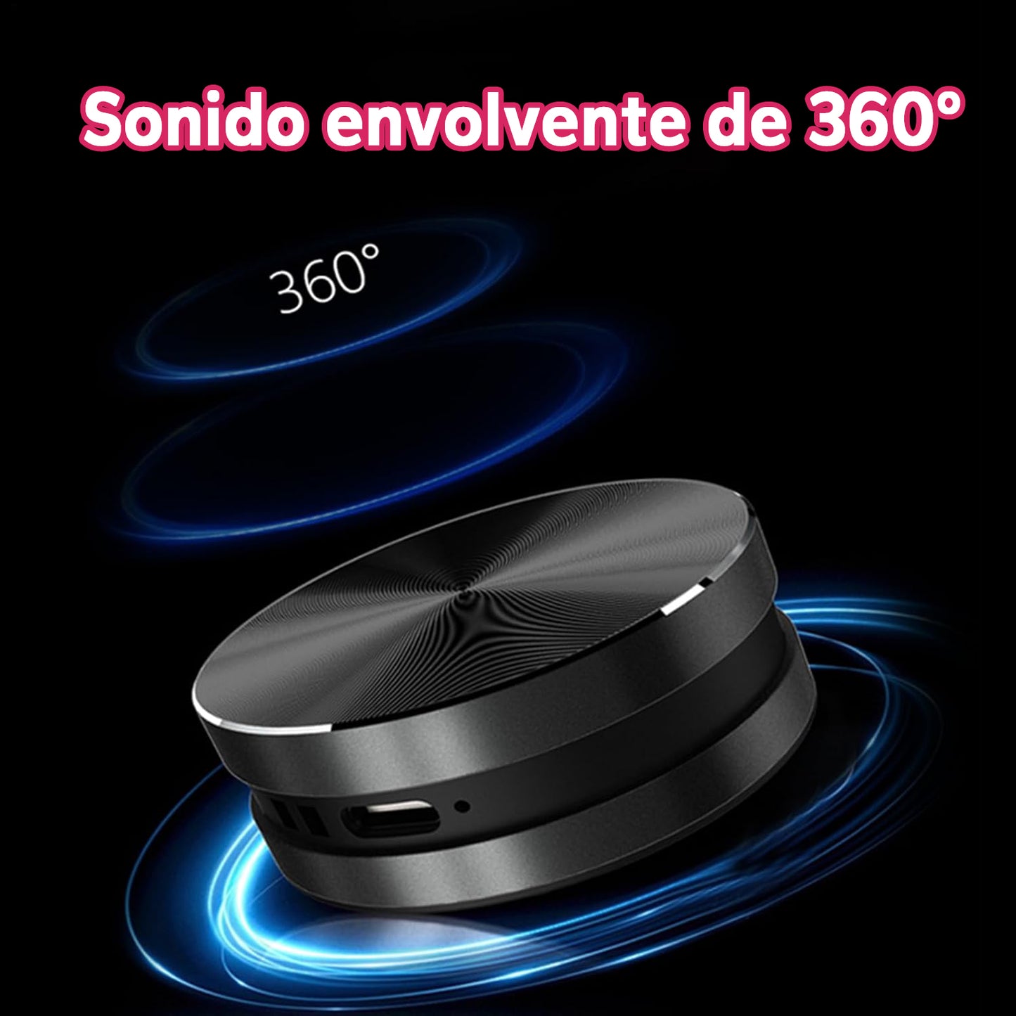 Altavoz inalámbrico de conducción ósea, reproductor de audio con ventosa de resonancia