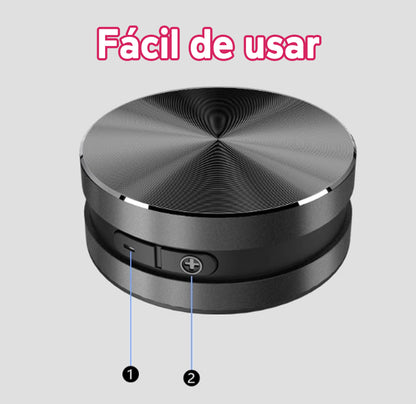 Altavoz inalámbrico de conducción ósea, reproductor de audio con ventosa de resonancia